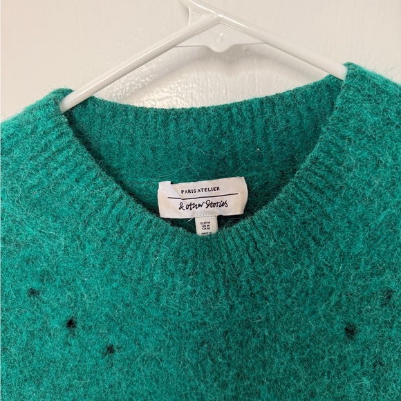 & Other Stories Teal Women's Sweater - Picture 2 of 4